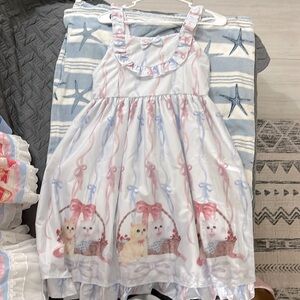 Cute Kawaii Lolita dress, brand new! Baby blue color!🩵